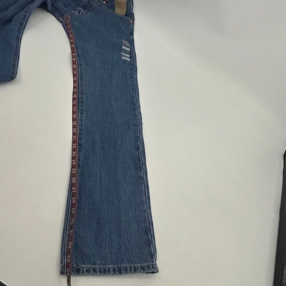 Levi's 517 Bootcut Jeans Mens 31x34 Blue Medium Wash Cotton Denim Cowboy NEW